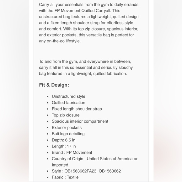 NWOT Free People Quilted Carry All bubblegum pink - Picture 4 of 4